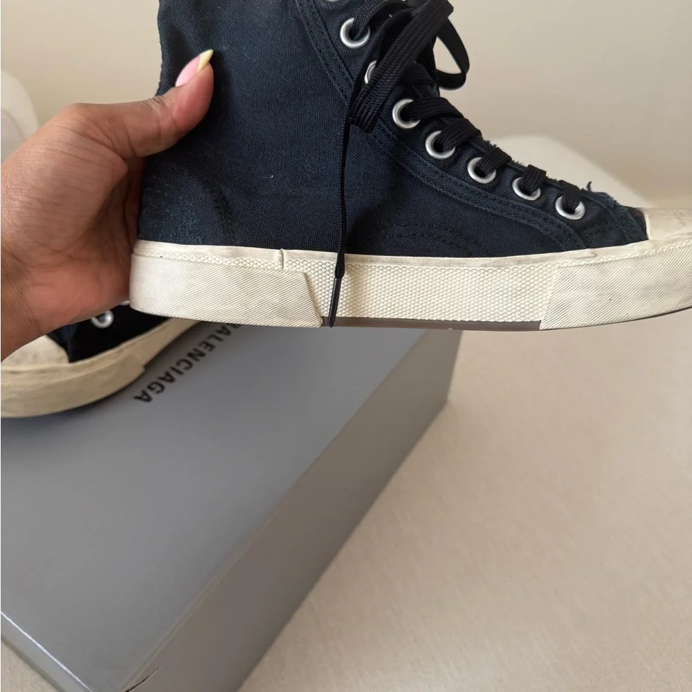 Balenciaga High Top Paris Sneakers - Picture 7 of 11